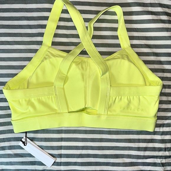 Paragon Fitwear RecStretch Defy Bra Lemon Lime Size Medium - Picture 2 of 4